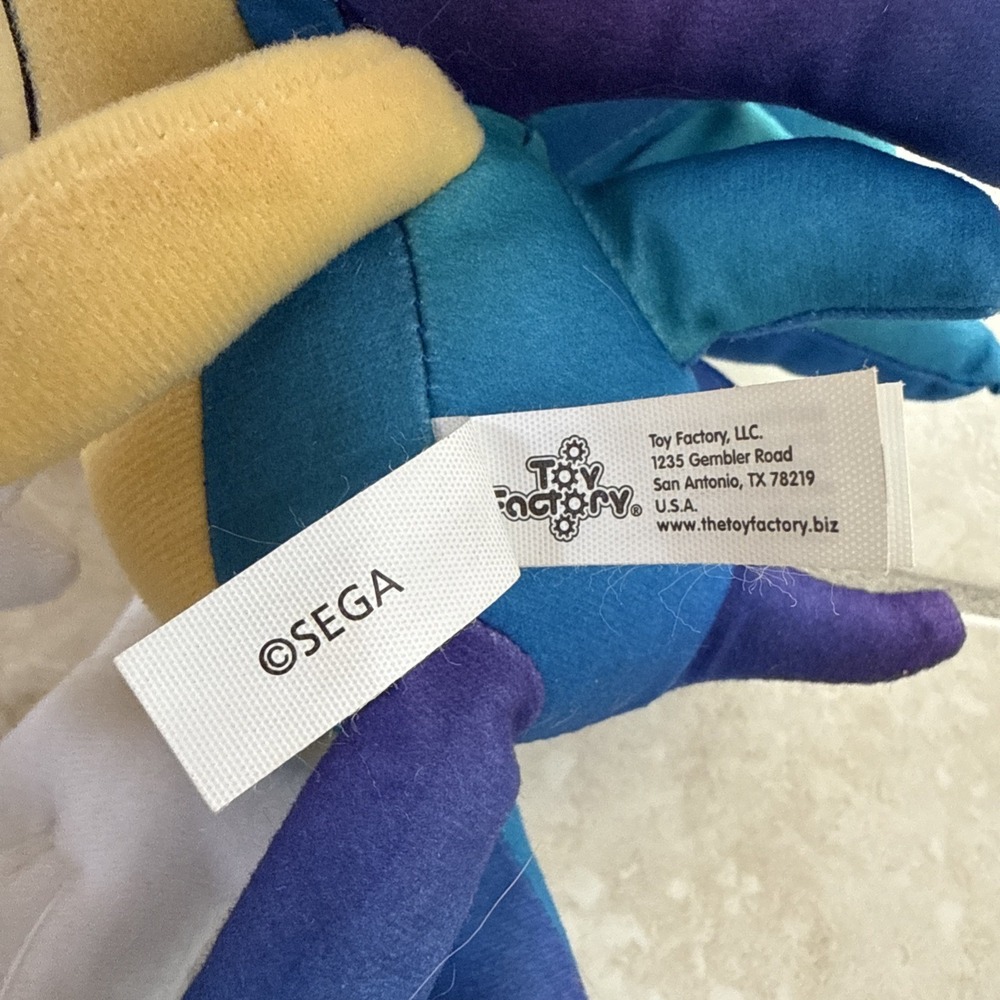 Gradient Sonic the Hedgehog SEGA Plush 10" Plush Authentic Stuffed Toy Licensed - Picture 8 of 9